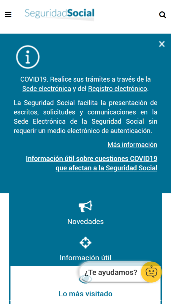 analisis web gobierno