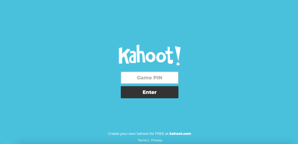 kahoot introducir pin