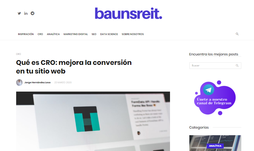 pagina de baunsreit.es cro variante b